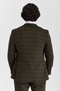 Harris - Green 3 Piece Wool Blend Tweed Suit for Men