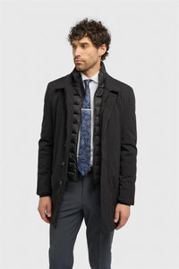 Heston - Men's Lightweight Casual Padded Overcoat