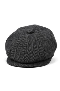 HT6316 - Mens Herringbone Tweed Shelby Newsboy Hat