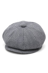 HT6316 - Mens Herringbone Tweed Shelby Newsboy Hat