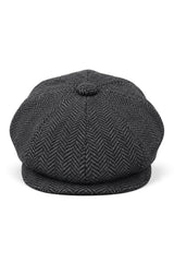 HT6316 - Mens Herringbone Tweed Shelby Newsboy Hat