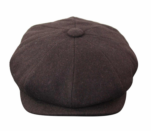 HT6363 - Mens Vintage Tweed Newsboy Peaky Blinders Cap