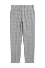Hugo - Men's Check Grey Trouser