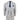 Hugo Men's Light Grey 3-Piece Suit with Navy Blue Check and Velvet Trims