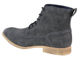 Mens Matt Leather Laced Peaky Blinders Boots