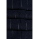Invincible - Men's Navy Blue Pinstripe Waistcoat