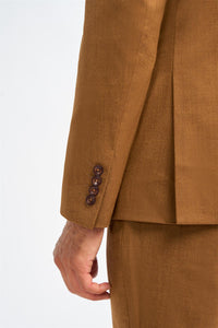 James - Men's Camel Brown Wool Blazer