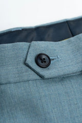 James - Men's Light Blue 3 Piece Textured Suit