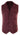 Mens Real Suede Leather Burgundy Smart Casual Gilet Waistcoat Vintage Retro
