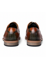 Jenson - Men's Brown Leather Lace Up Oxford Shoes