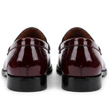 Joseph - Men's Burgundy Patent Leather Penny Loafers