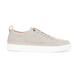 Josh - Men's Grey Suede Leather Trainers