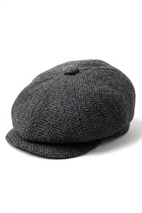 Kids Shelby Newsboy Newsboy Tweed Herringbone 8 Panel Hat