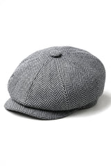 Kids Shelby Newsboy Newsboy Tweed Herringbone 8 Panel Hat