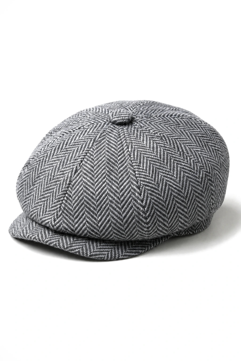 Kids Shelby Newsboy Newsboy Tweed Herringbone 8 Panel Hat