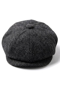 Kids Shelby Newsboy Newsboy Tweed Herringbone 8 Panel Hat