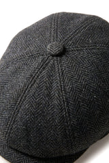 Kids Shelby Newsboy Newsboy Tweed Herringbone 8 Panel Hat