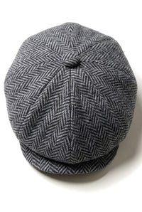 Kids Shelby Newsboy Newsboy Tweed Herringbone 8 Panel Hat