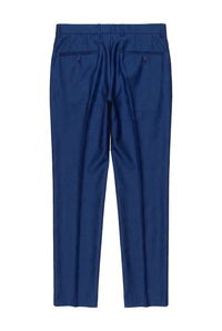 Kingsley - Men's Plain Blue Trouser