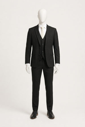 Formal Black & Ivory Formal Groom