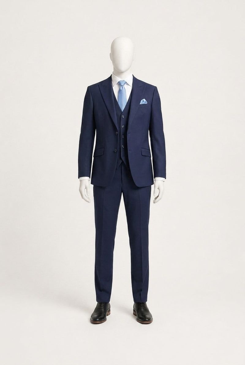Formal — Navy & Light Blue Formal Groom — photo 1