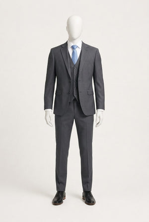 Formal Charcoal & Light Blue Formal Groom
