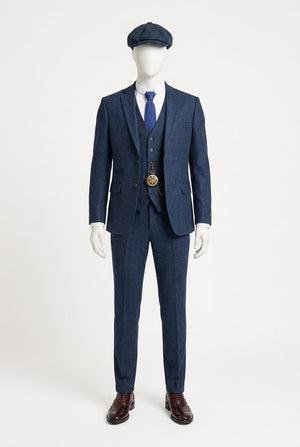 Peaky Blinders Navy Peaky Groom