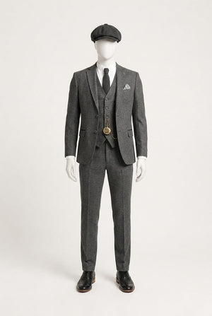 Peaky Blinders Smart Grey Peaky Groom