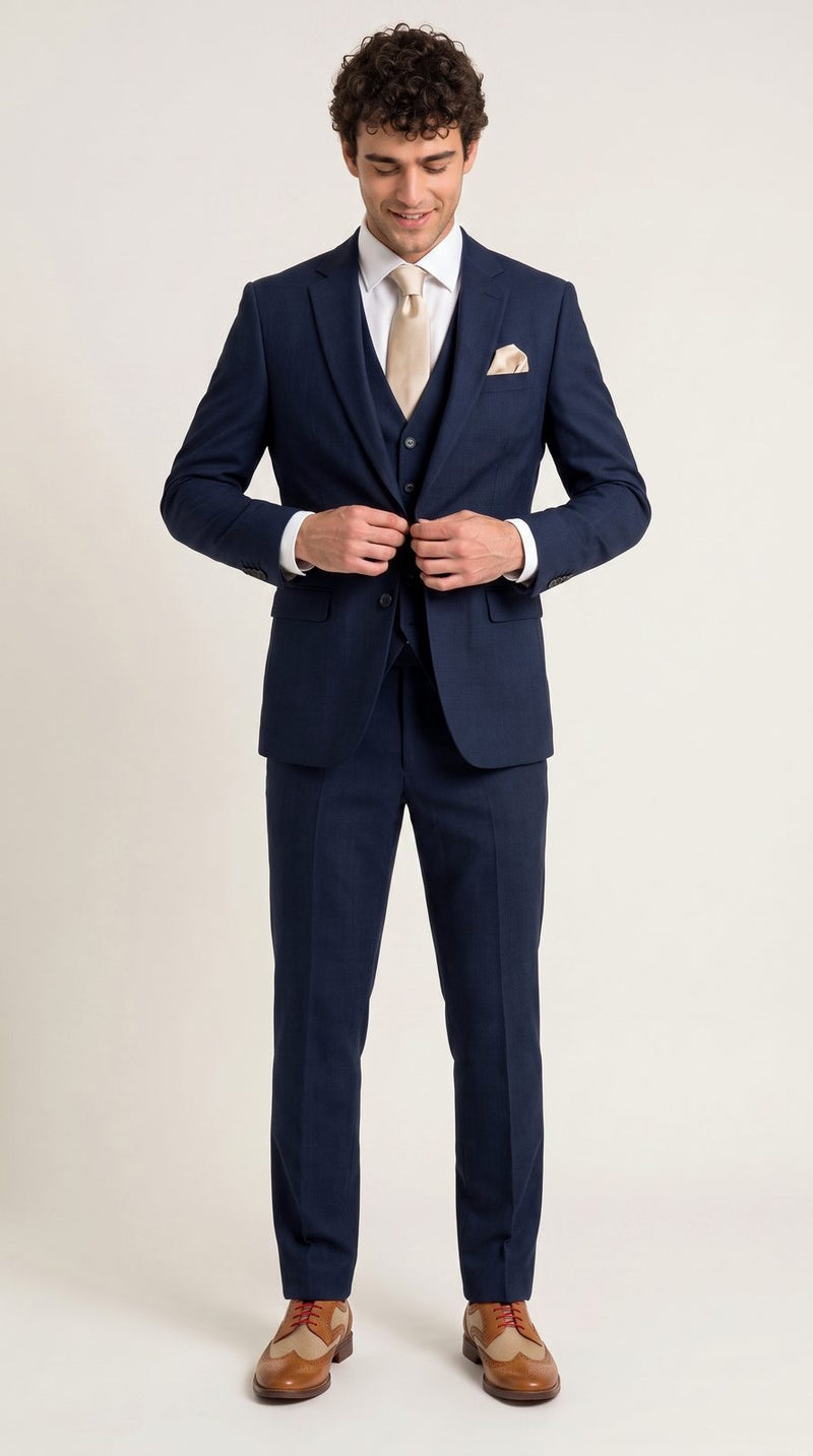 Semi Formal — Blue Semi-Formal Groom — photo 4