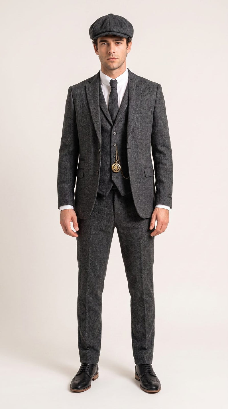 Peaky Blinders — Grey Tweed Peaky Groom — photo 2