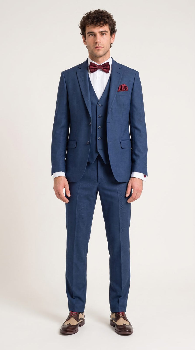 Summer — Blue & Burgundy Summer Groom — photo 2