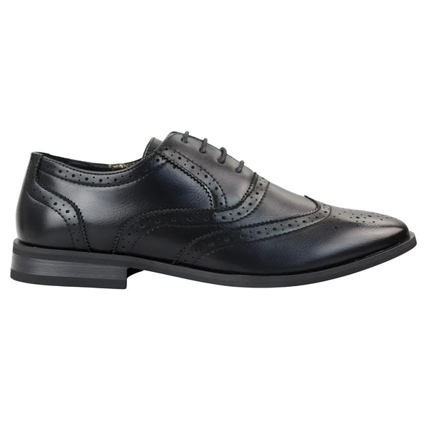 EEGO ITALY Sz 8 Black Brogues Oxfords Men\'s Shoes NWOT EEGO ITALY Sz 8 Black Brogues Oxfords Men main image 4