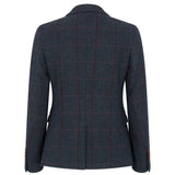 Madrid - Women's Navy Tweed Tailored Fit Blazer