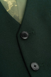 Malibu - Men's Forest Green 3 Piece Suit