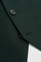 Malibu - Men's Forest Green 3 Piece Suit
