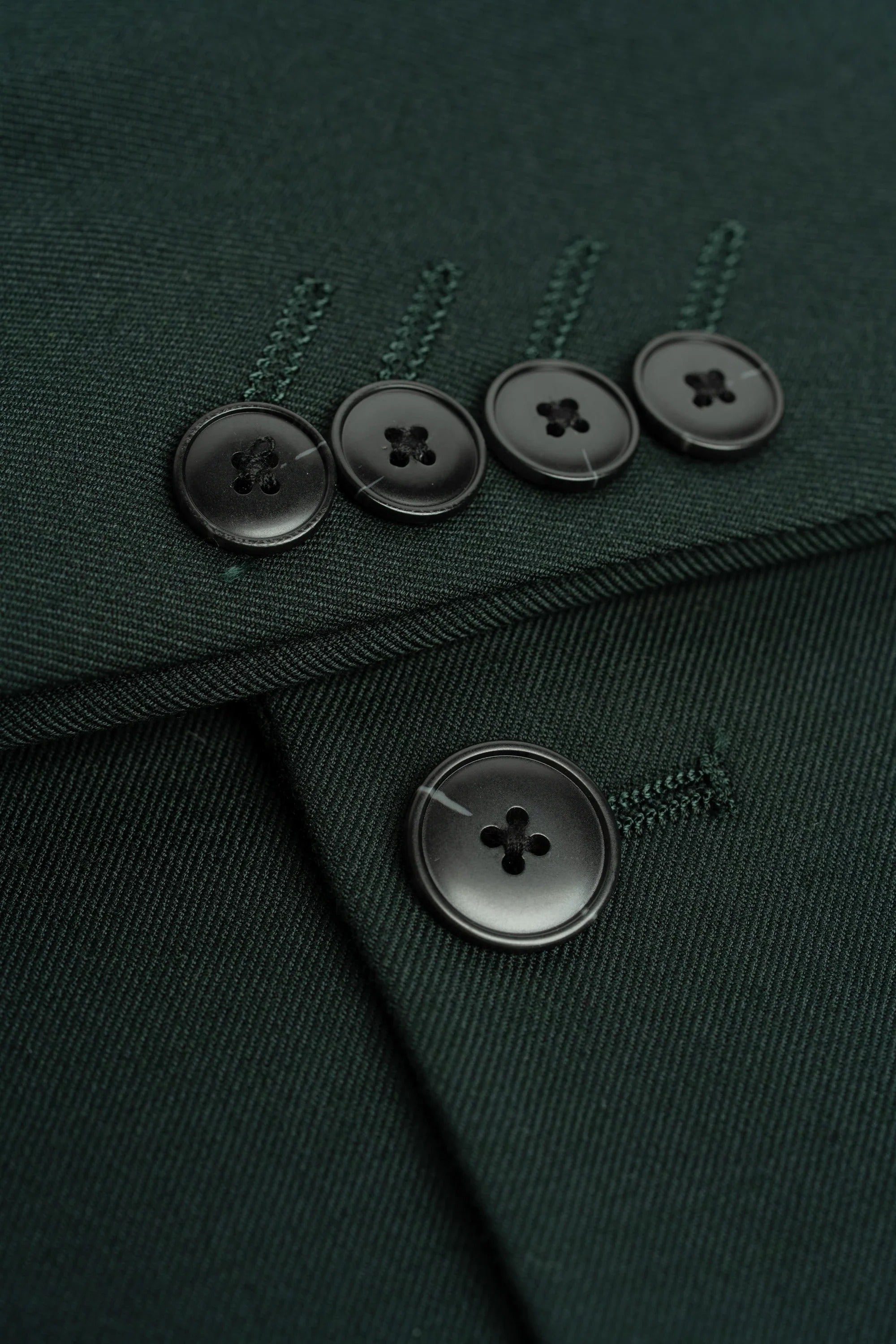 Malibu - Men's Forest Green 3 Piece Suit