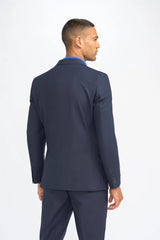 Malibu - Men's Navy Tailored Fit Blazer