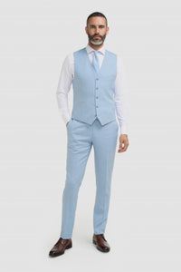 Malibu - Men's Sky Blue Waistcoat