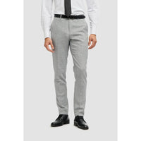Malibu - Men's Grey Formal Trousers