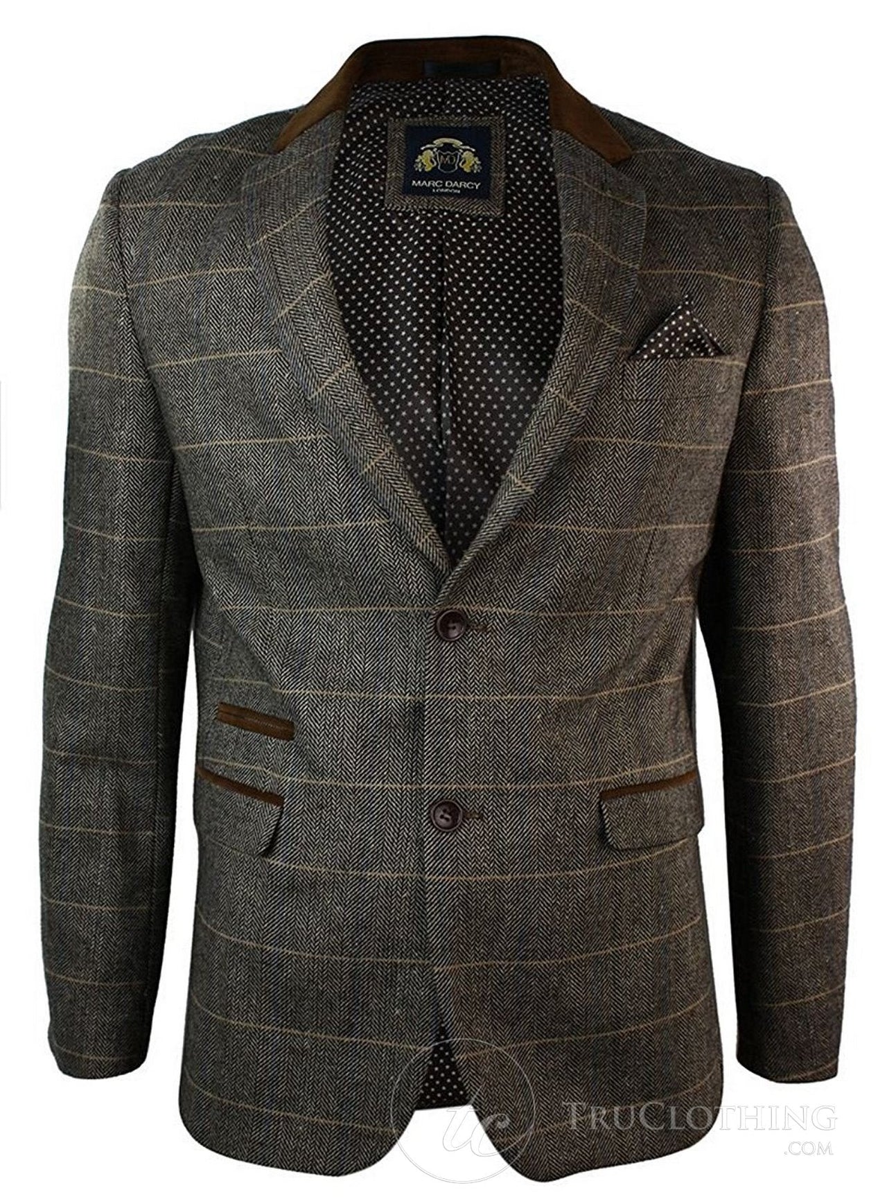 Charcoal Mens Winter Blazer - Cashmere and Winter Fabric Dress Jacket $99UP