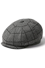 Marc Darcy Kristian Mens Tweed Vintage Retro Grandad Flat Caps Hats Newsboy Check Classic