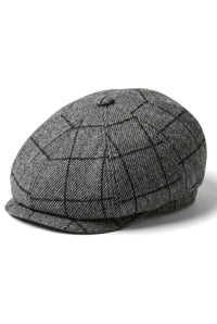 Marc Darcy Kristian Mens Tweed Vintage Retro Grandad Flat Caps Hats Newsboy Check Classic