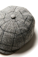 Marc Darcy Kristian Mens Tweed Vintage Retro Grandad Flat Caps Hats Newsboy Check Classic