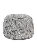 Marc Darcy Kristian Mens Tweed Vintage Retro Grandad Flat Caps Hats Newsboy Check Classic
