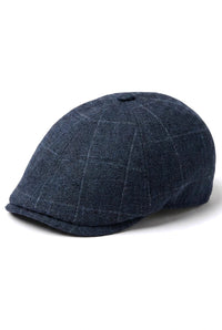 Marc Darcy Rayford Mens Tweed Vintage Retro Grandad Flat Caps Hats Newsboy Check Classic
