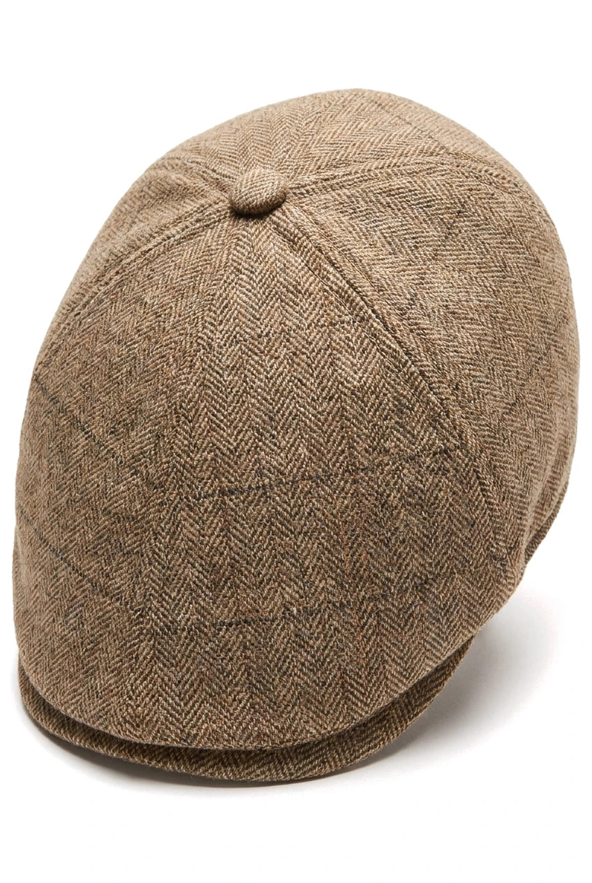 Marc Darcy Rayford Mens Tweed Vintage Retro Grandad Flat Caps Hats Newsboy Check Classic