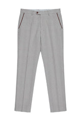 Mark - Men's Beige Check Trouser
