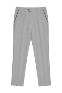 Mark - Men's Beige Check Trouser