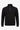 Men’s Black Quarter Zip Sweatshirt Cotton Blend Funnel Neck Pullover