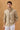 Men’s Dark Beige Pure Linen Shirt Long Sleeve Button-Down Summer Shirt